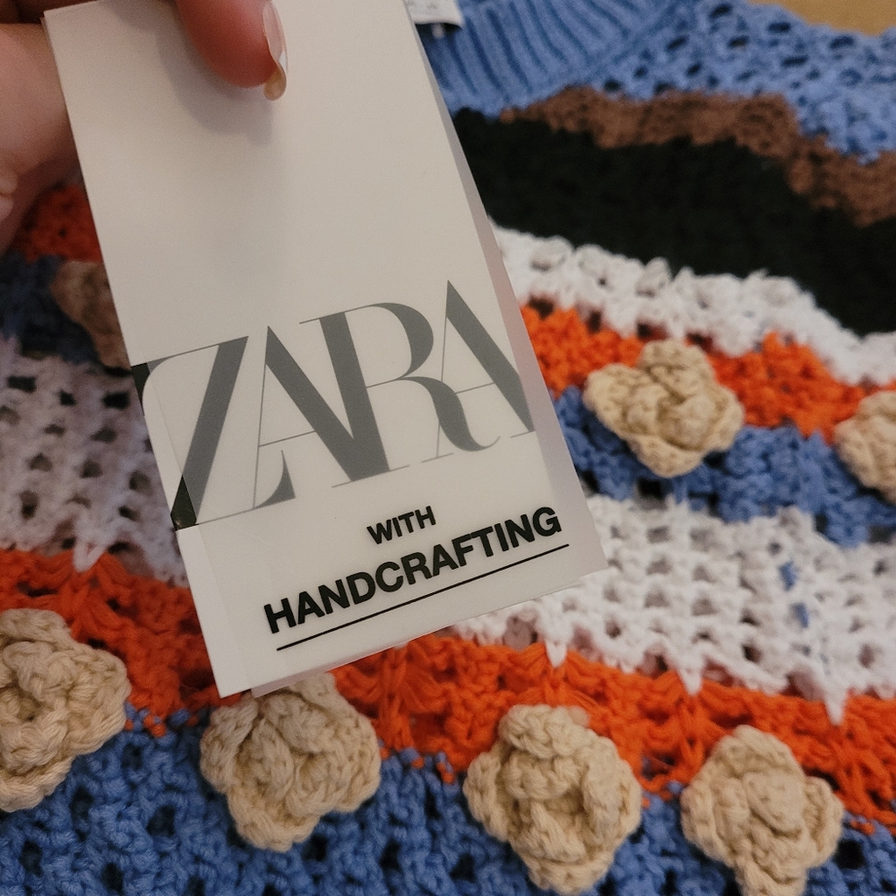 Zara NWT size M crochet top